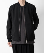 画像をギャラリービューアに読み込む, ATTACHMENT アタッチメントの別注SOLOTEX DOUBLE CLOTH SLIM FIT MA-1 - BLACKの公式通販サイトsession福岡セレクトショップ

