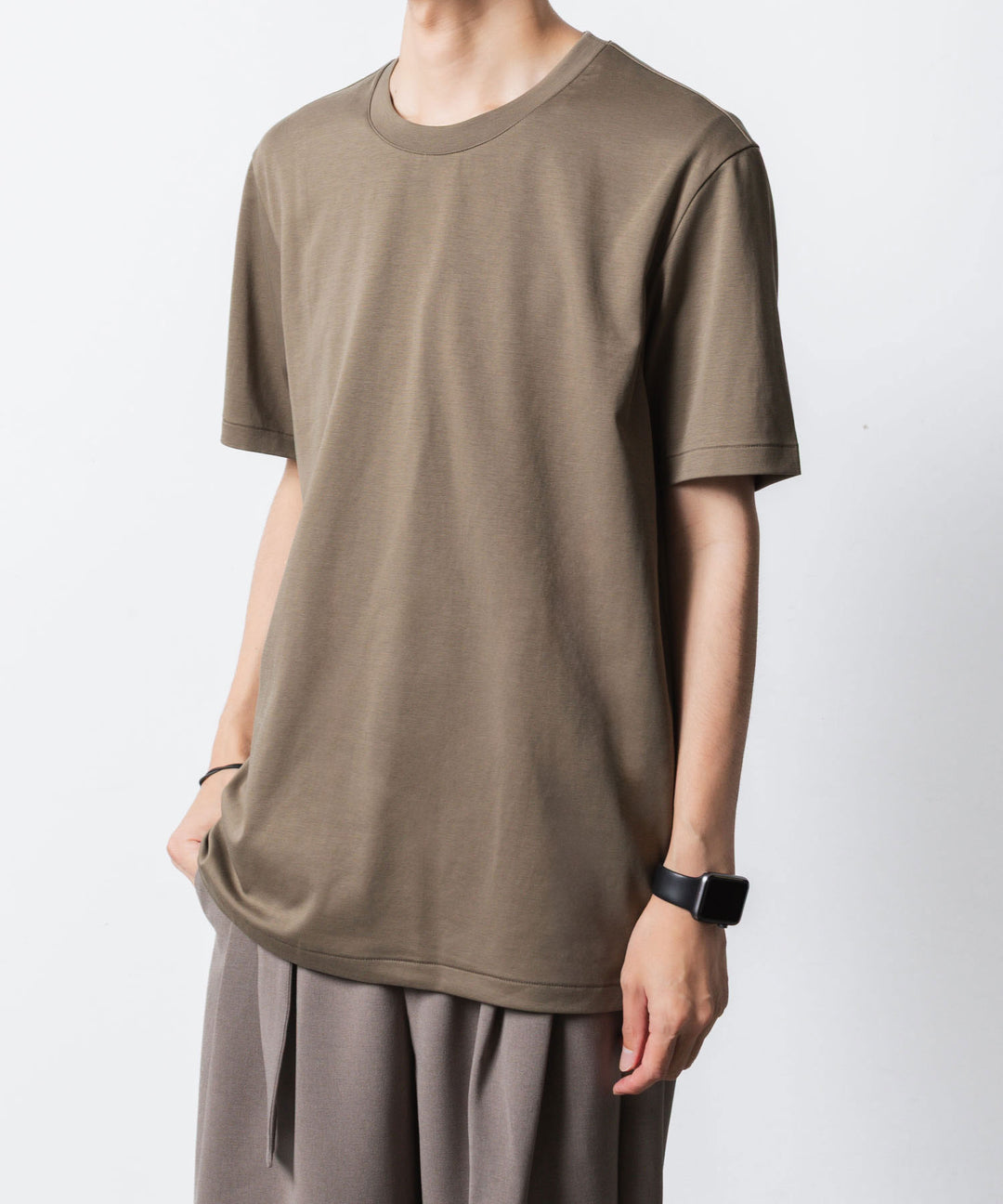 ATTACHMENT アタッチメントのCOTTON DOUBLE FACE SLIM FIT S/S TEE - CAMELの公式通販サイトsession福岡セレクトショップ