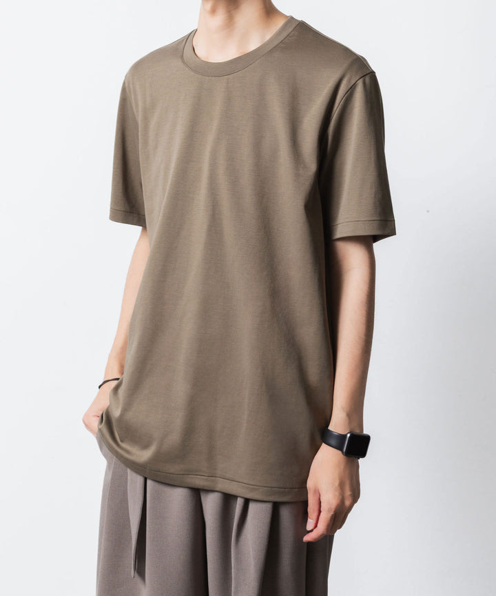 ATTACHMENT アタッチメントのCOTTON DOUBLE FACE SLIM FIT S/S TEE - CAMELの公式通販サイトsession福岡セレクトショップ