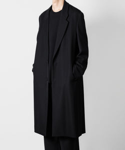 ATTACHMENT アタッチメントの2/48 WO KERSEY OVERSIZED CHESTER COAT - BLACK 公式通販サイトsession福岡セレクトショップ