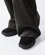 画像をギャラリービューアに読み込む, VEIN ヴェインのCOW LEATHER NUBUCK OVAL SOLE  TRAINER - BLACKの公式通販サイトsession福岡セレクトショップ
