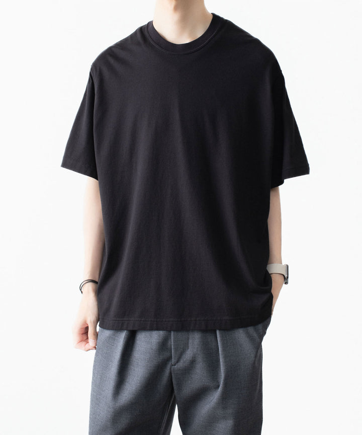 VEIN ヴェインの100/3 SUEDE JERSEY VESSEL S/S TEE - BLACKの公式通販サイトsession福岡セレクトショップ
