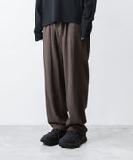 画像をギャラリービューアに読み込む, ATTACHMENT アタッチメントのRY/CO/SI FLANNEL 1TUCK EASY TROUSERS - D.GRAYの公式通販サイトsession福岡セレクトショップ
