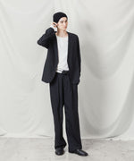 画像をギャラリービューアに読み込む, ATTACHMENT アタッチメントのT/W/SI STRETCH GABARDINE COLLARLESS JKT - S.BLACKの公式通販サイトsession福岡セレクトショップ
