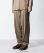 画像をギャラリービューアに読み込む, ATTACHMENT アタッチメントのCOTTON DOUBLE FACE LOUNGE TROUSERS - CAMELの公式通販サイトsession福岡セレクトショップ
