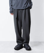画像をギャラリービューアに読み込む, ATTACHMENT アタッチメントのPE STRETCH DOUBLE CLOTH BELTED WIDE TAPERD TROUSERS - X.GRAYの公式通販サイトsession福岡セレクトショップ
