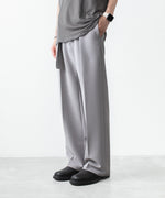 画像をギャラリービューアに読み込む, ATTACHMENT アタッチメントのPE STRETCH DOUBLE CLOTH BELTED STRAIGHT TROUSERS - L.GRAYの公式通販サイトsession福岡セレクトショップ
