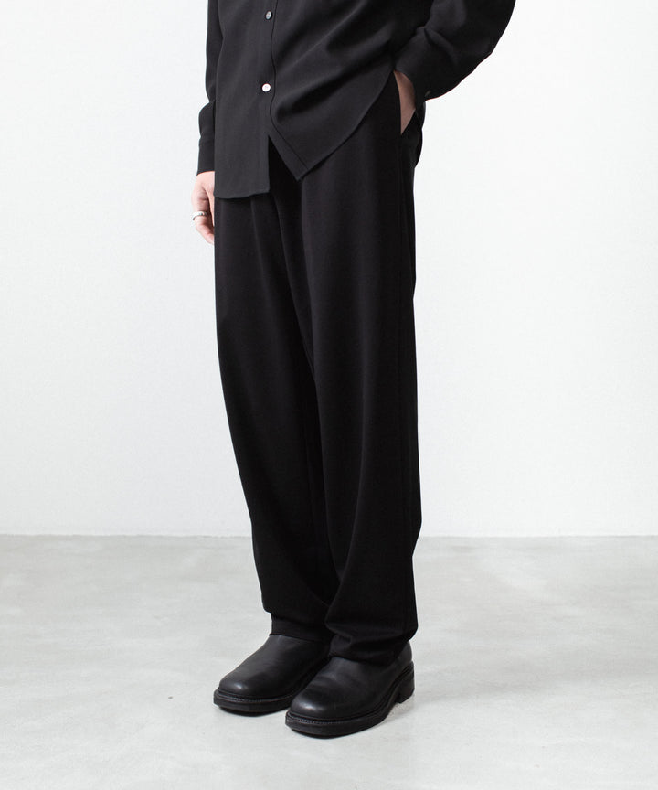 ATTACHMENT アタッチメントのCOTTON DOUBLE FACE LOUNGE TROUSERS - BLACKの公式通販サイトsession福岡セレクトショップ