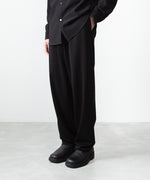 画像をギャラリービューアに読み込む, ATTACHMENT アタッチメントのCOTTON DOUBLE FACE LOUNGE TROUSERS - BLACKの公式通販サイトsession福岡セレクトショップ
