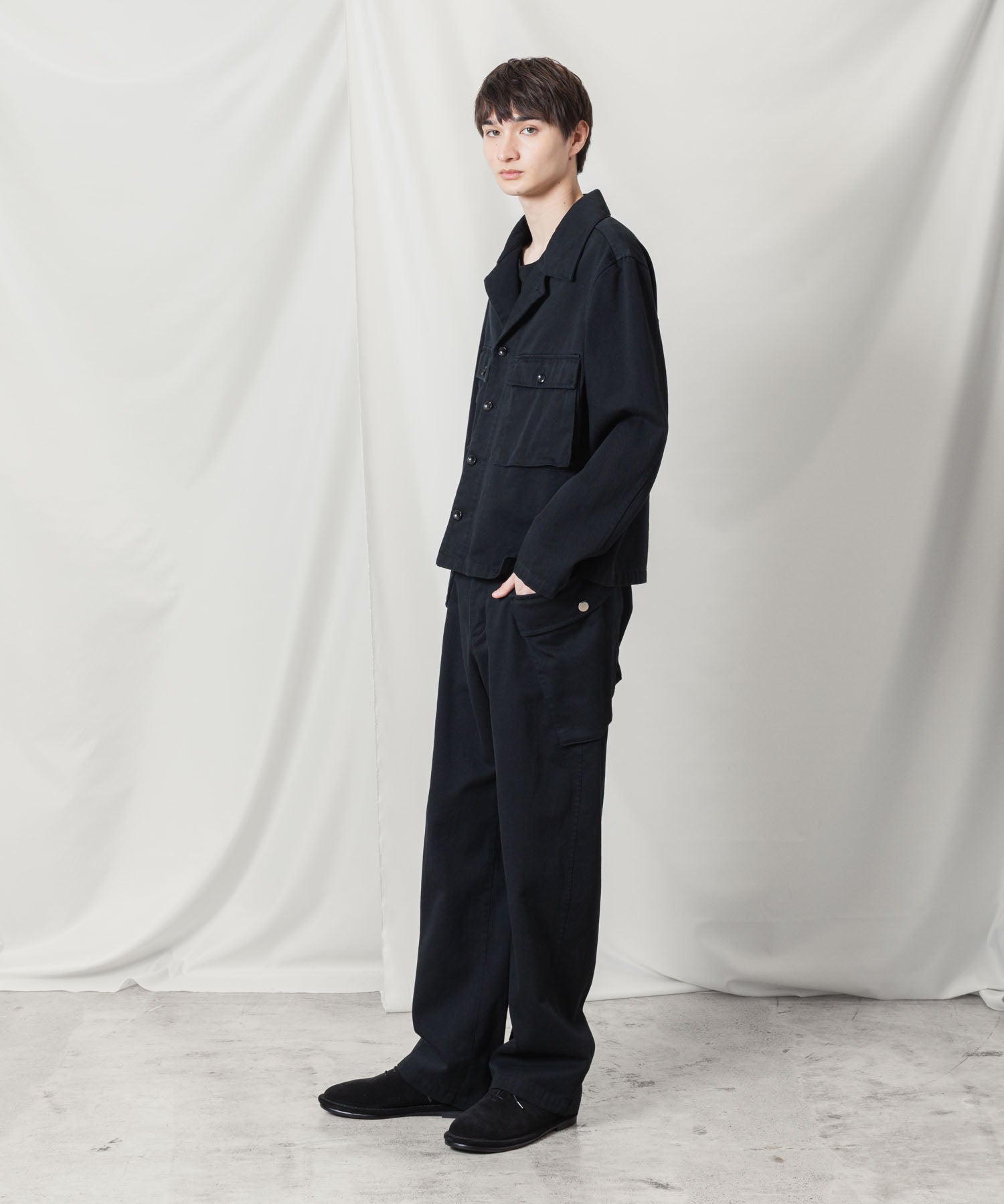 ATTACHMENT アタッチメントのCO NIDOM CLOTH M-43 FIELD TROUSERS - BLACKの公式通販サイトsession福岡セレクトショップ