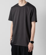 画像をギャラリービューアに読み込む, ATTACHMENT アタッチメントのCOTTON DOUBLE FACE SLIM FIT S/S TEE - D.GRAY  公式通販サイトsession福岡セレクトショップ
