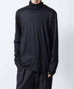 画像をギャラリービューアに読み込む, ATTACHMENT アタッチメントの1/60 WOOL SMOOTH HIGH NECK TURTLE L/S TEE - BLACKの公式通販サイトsession福岡セレクトショップ
