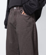 画像をギャラリービューアに読み込む, VEIN ヴェインの11OZ DENIM CUT OFF BAGGY TROUSERS - D.BROWNの公式通販サイトsession福岡セレクトショップ
