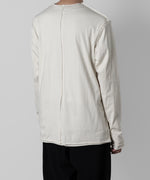 画像をギャラリービューアに読み込む, 【ATTACHMENT】ATTACHMENT アタッチメントの80/2 PIMA CO JERSEY SLIM FIT LAYERED L/S TEE - OFF WHITE 公式通販サイトsession福岡セレクトショップ
