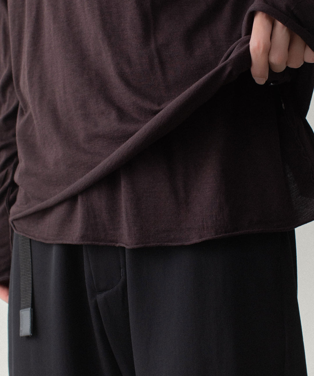 ATTACHMENT アタッチメントのCO/CU JERSEY SLIM FIT LAYERED L/S TEE - D.BROWNの公式通販サイトsession福岡セレクトショップ