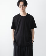 画像をギャラリービューアに読み込む, ATTACHMENT アタッチメントのCOTTON DOUBLE FACE SLIM FIT S/S TEE - BLACKの公式通販サイトsession福岡セレクトショップ
