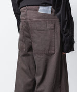 画像をギャラリービューアに読み込む, VEIN ヴェインの11OZ DENIM CUT OFF BAGGY TROUSERS - D.BROWNの公式通販サイトsession福岡セレクトショップ
