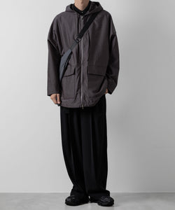 ATTACHMENT アタッチメントのWO/NY VOILE ZIP UP HOODED JACKET - GRAY 公式通販サイトsession福岡セレクトショップ