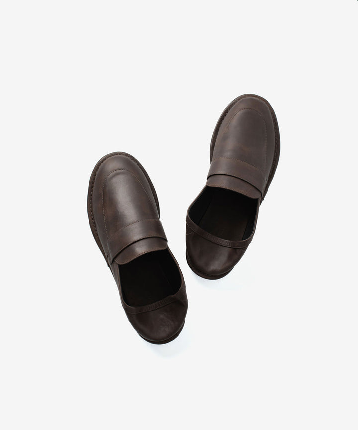ATTACHMENT アタッチメントのSMOOTH LEATHER LOAFER - BEIGEの公式通販サイトsession福岡セレクトショップ
