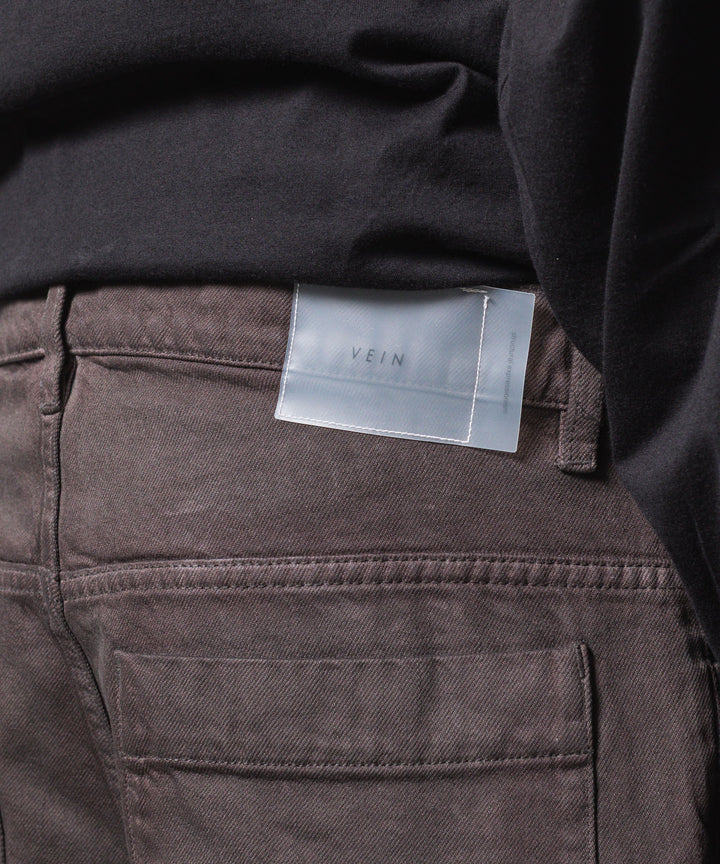 VEIN ヴェインの11OZ DENIM CUT OFF BAGGY TROUSERS - D.BROWNの公式通販サイトsession福岡セレクトショップ