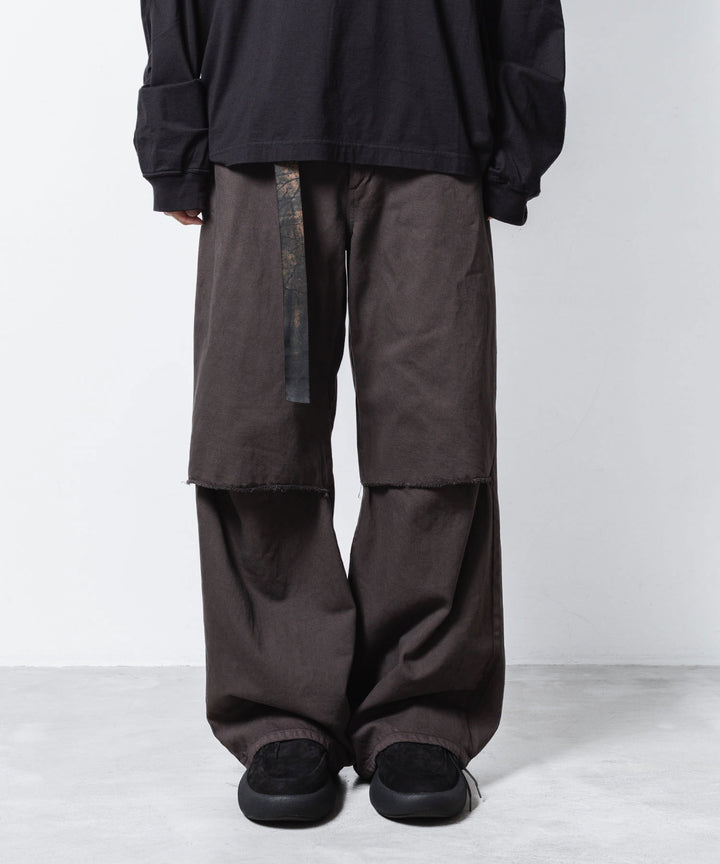 VEIN ヴェインの11OZ DENIM CUT OFF BAGGY TROUSERS - D.BROWNの公式通販サイトsession福岡セレクトショップ