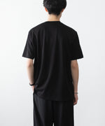 画像をギャラリービューアに読み込む, ATTACHMENT アタッチメントのCOTTON DOUBLE FACE SLIM FIT S/S TEE - BLACKの公式通販サイトsession福岡セレクトショップ
