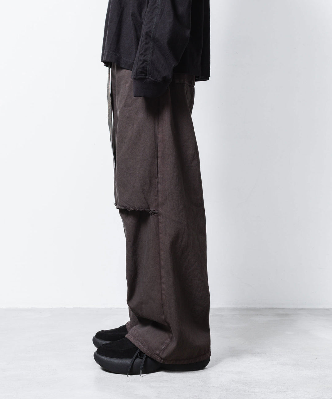 VEIN ヴェインの11OZ DENIM CUT OFF BAGGY TROUSERS - D.BROWNの公式通販サイトsession福岡セレクトショップ