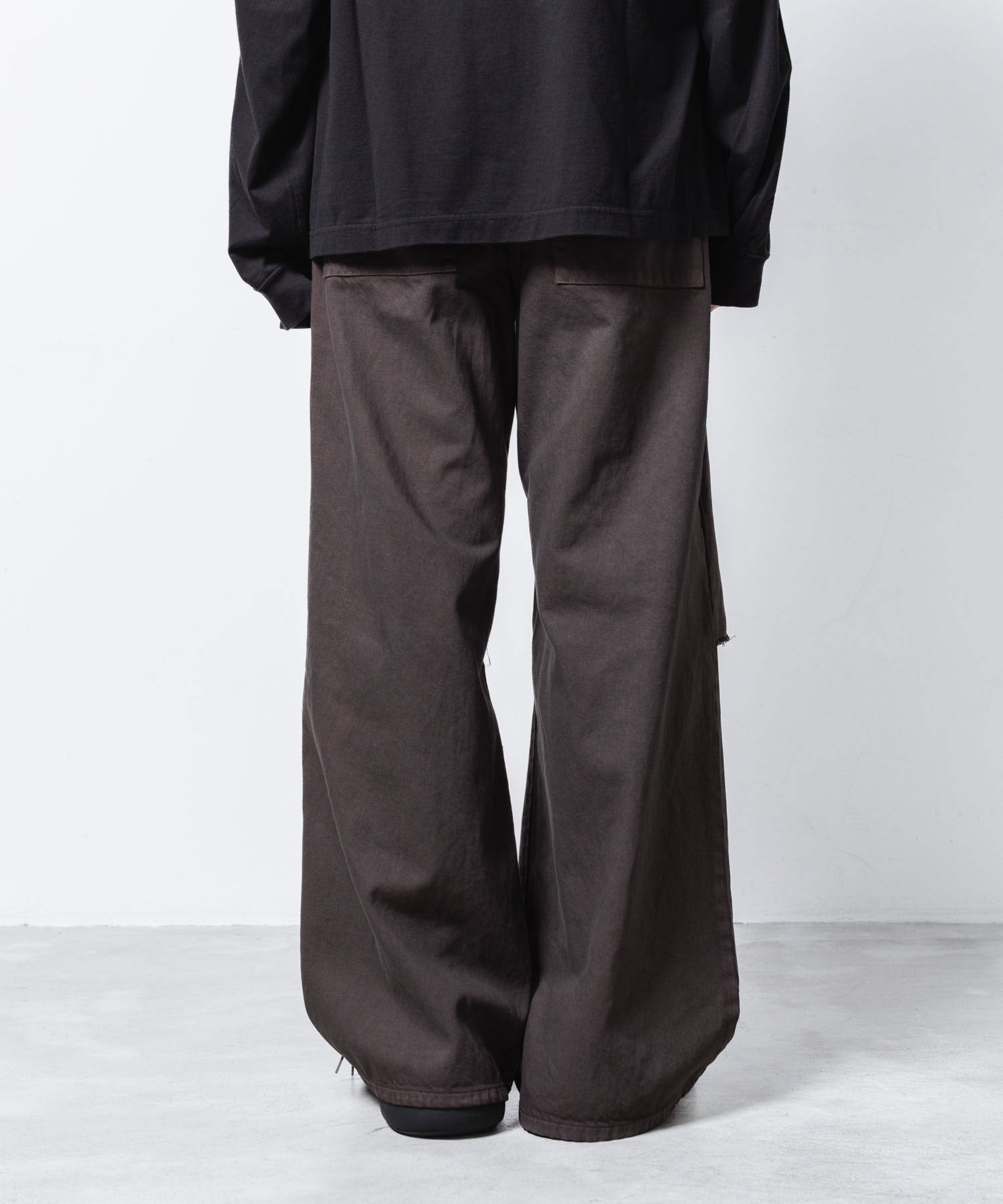 VEIN ヴェインの11OZ DENIM CUT OFF BAGGY TROUSERS - D.BROWNの公式通販サイトsession福岡セレクトショップ