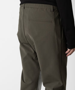 ATTACHMENT アタッチメントの別注SOLOTEX DOUBLE CLOTH REGULAR FIT EASY TROUSERS - KHAKIの公式通販サイトsession福岡セレクトショップ
