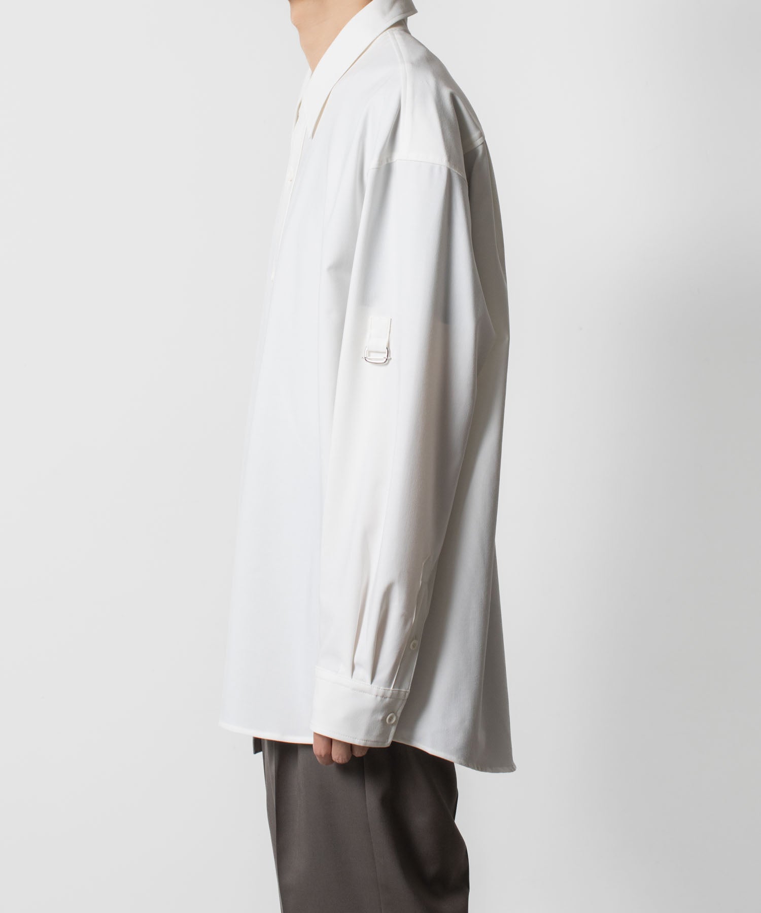 ATTACHMENT アタッチメントのPE/RY STRETCH TROPICAL STRAP SLEEVE L/S SHIRT - WHITEの公式通販サイトsession福岡セレクトショップ