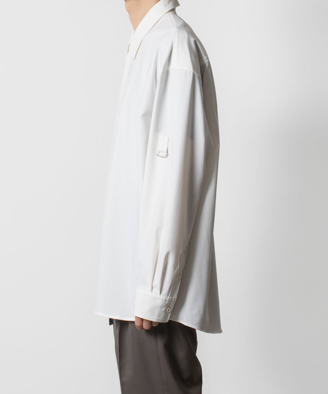 ATTACHMENT アタッチメントのPE/RY STRETCH TROPICAL STRAP SLEEVE L/S SHIRT - WHITEの公式通販サイトsession福岡セレクトショップ