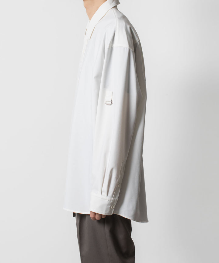 ATTACHMENT アタッチメントのPE/RY STRETCH TROPICAL STRAP SLEEVE L/S SHIRT - WHITEの公式通販サイトsession福岡セレクトショップ