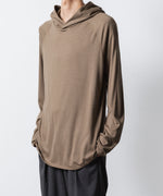 画像をギャラリービューアに読み込む, ATTACHMENT アタッチメントの1/60 WOOL SMOOTH HOODED PULLOVER - CAMELの公式通販サイトsession福岡セレクトショップ

