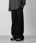 画像をギャラリービューアに読み込む, 【ATTACHMENT】ATTACHMENT アタッチメントのCO/PE DOUBLE KNIT THREE DIMENSIONAL WIDE PANTS - BLACK 公式通販サイトsession福岡セレクトショップ
