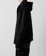 画像をギャラリービューアに読み込む, ATTACHMENT アタッチメントのCO/PE DOUBLE KNIT ZIP UP HOODIE - BLACK 公式通販サイトsession福岡セレクトショップ
