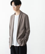 画像をギャラリービューアに読み込む, ATTACHMENT / EXCLUSIVE ITEMアタッチメントのCOTTON DOUBLE FACE STOLE CARDIGAN - KHAKI GRAYの公式通販サイトsession福岡セレクトショップ
