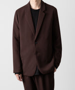 画像をギャラリービューアに読み込む, ATTACHMENT アタッチメントのPE STRETCH DOUBLE CLOTH 2B JACKET - BROWN 公式通販サイトsession福岡セレクトショップ
