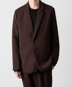 ATTACHMENT アタッチメントのPE STRETCH DOUBLE CLOTH 2B JACKET - BROWN 公式通販サイトsession福岡セレクトショップ