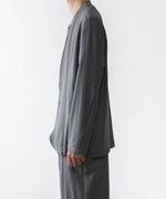 画像をギャラリービューアに読み込む, ATTACHMENT アタッチメントの2/90 WO TWIST TWILL COLLARLESS JKT - GRAYの公式通販サイトsession福岡セレクトショップ
