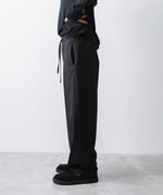 画像をギャラリービューアに読み込む, ATTACHMENT アタッチメントのT/W/SI STRETCH GABARDINE 1TUCK EASY TROUSERS - S.BLACKの公式通販サイトsession福岡セレクトショップ
