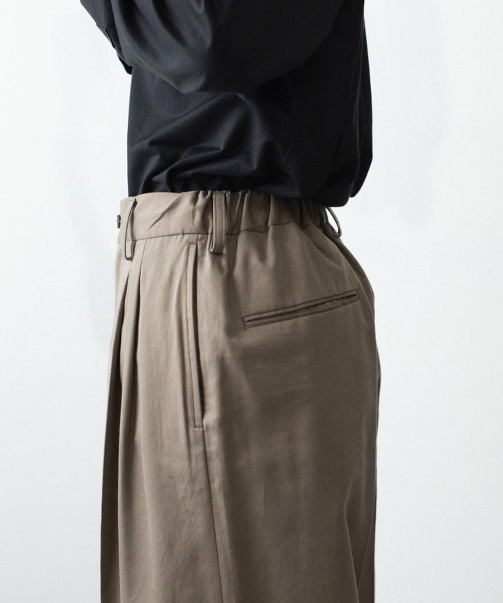 ssstein(シュタイン)のCOTTON RAYON EASY LONG WIDE TROUSERS - BEIGEの公式通販サイトsession福岡セレクトショップ