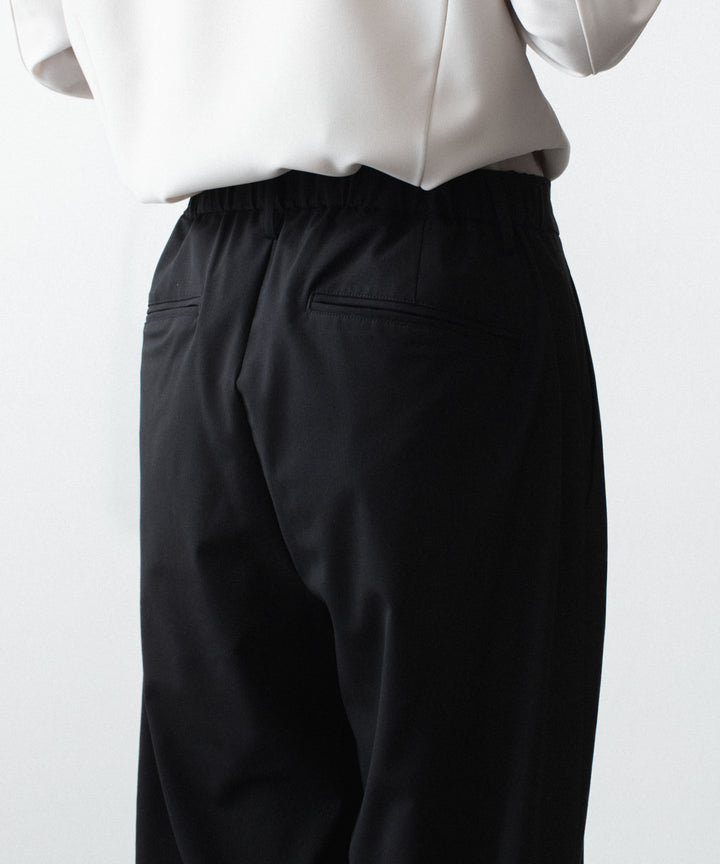 ATTACHMENT アタッチメントのWO/TA STRETCH TRO 1TUCK WIDE TROUSERS - BLACKの公式通販サイトsession福岡セレクトショップ