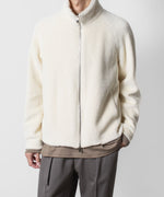 画像をギャラリービューアに読み込む, ATTACHMENT アタッチメントのWO/ALPACA BOA ZIP UP BLOUSON - OFF WHITEの公式通販サイトsession福岡セレクトショップ
