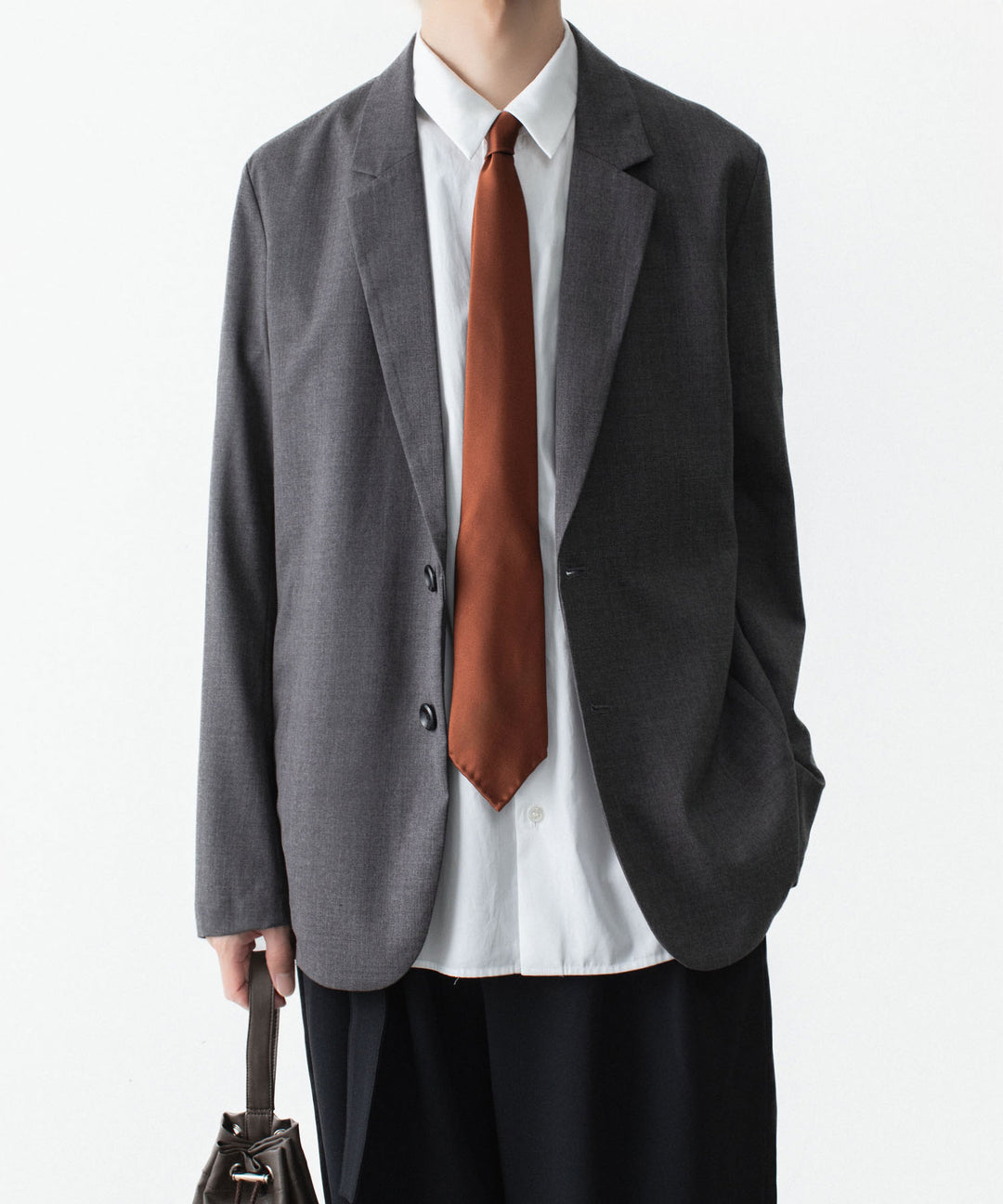 ATTACHMENT アタッチメントのSILK SATIN TIE - BROWNの公式通販サイトsession福岡セレクトショップ