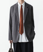 画像をギャラリービューアに読み込む, ATTACHMENT アタッチメントのSILK SATIN TIE - BROWNの公式通販サイトsession福岡セレクトショップ
