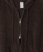 画像をギャラリービューアに読み込む, VEIN ヴェインのMALL YARN JERSEY ZIP UP HOODIE - BROWNの公式通販サイトsession福岡セレクトショップ
