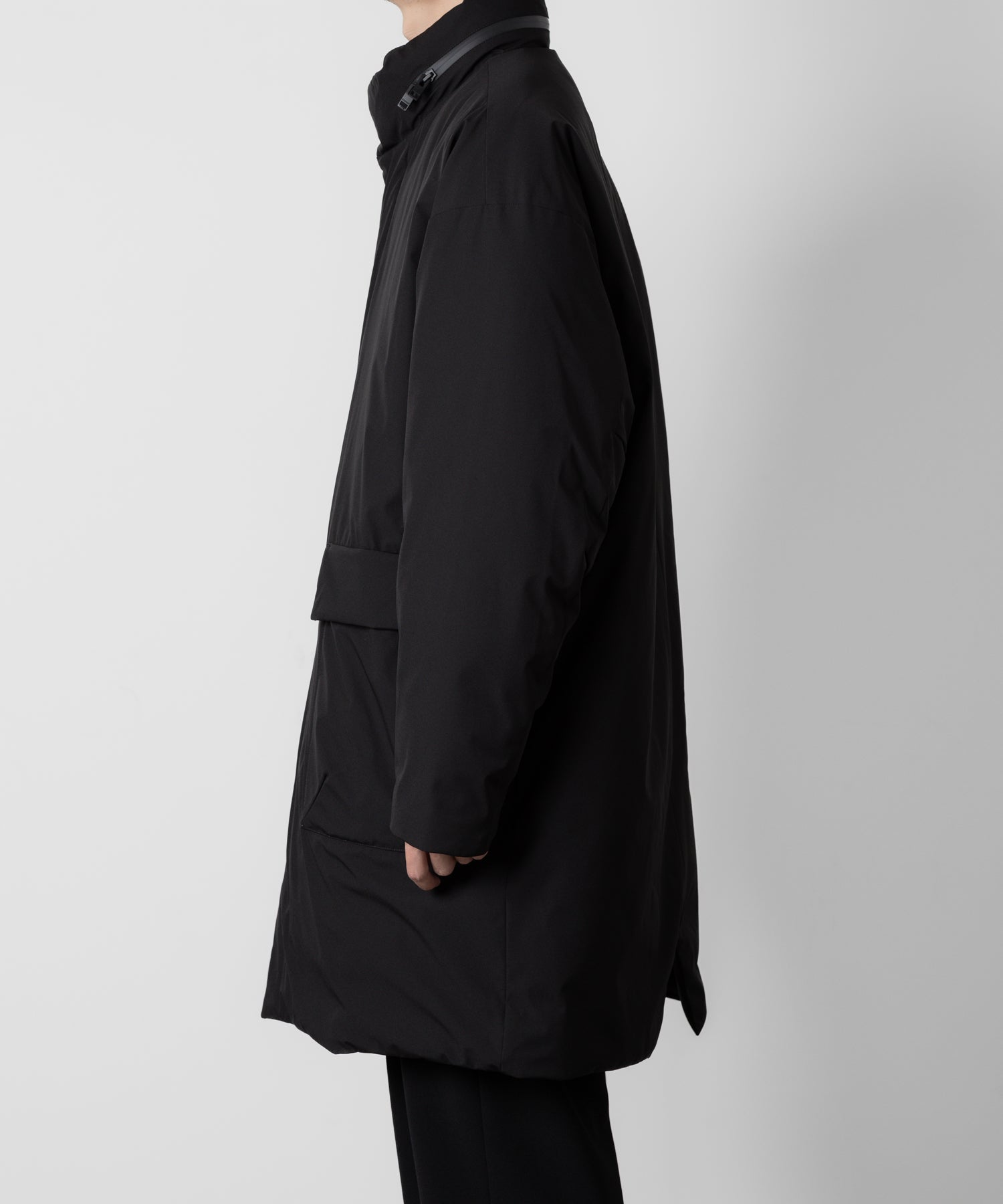 ATTACHMENT アタッチメントの3LAYER LIGHT TAFFETA UTILITY DOWN COAT - BLACK 公式通販サイトsession福岡セレクトショップ