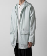 画像をギャラリービューアに読み込む, ATTACHMENT アタッチメントのWO/NY VOILE ZIP UP HOODED JACKET - L.GREEN 公式通販サイトsession福岡セレクトショップ
