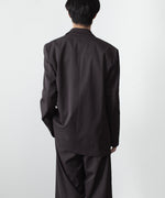 画像をギャラリービューアに読み込む, ATTACHMENT アタッチメントのPE/CO/LI DRY TWILL DOUBLE-BREASTED JKT - BLACKの公式通販サイトsession福岡セレクトショップ
