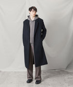 画像をギャラリービューアに読み込む, ATTACHMENT アタッチメントのWOOL SHAGGY PADDING CHESTER COAT - BLACKの公式通販サイトsession福岡セレクトショップ
